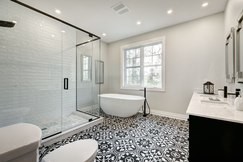 Contemporary Walk-In Shower